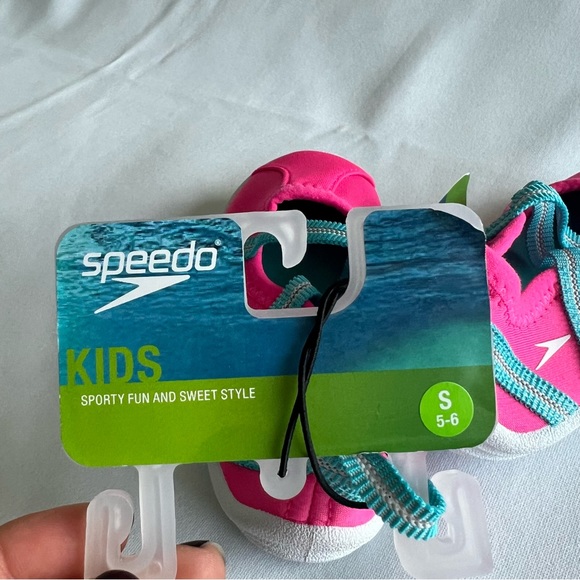 NWT Speedo Toddler Girls' Water Shoes - Pink Taffy  Size  S 5/6 - Picture 13 of 15
